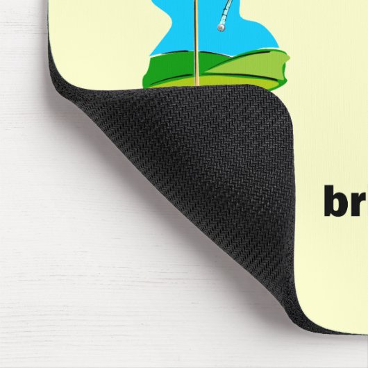Lustiger Golfruhestand Mousepad (Ecke)