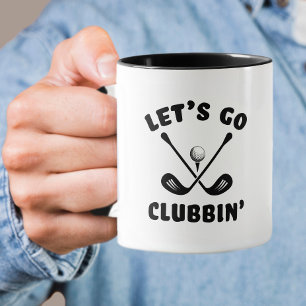 Lustiger Golfschläger Humor Moderner Golfer Sport Tasse