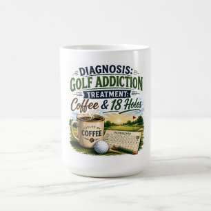 Lustiger Golfspruch für Golfer Kaffeetasse