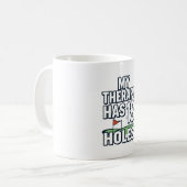 Lustiger Golfspruch für Golfer  Kaffeetasse (Vorderseite Links)