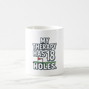 Lustiger Golfspruch für Golfer Kaffeetasse