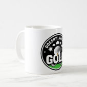 Lustiger Golfspruch für Golfer  Kaffeetasse (Vorderseite Links)