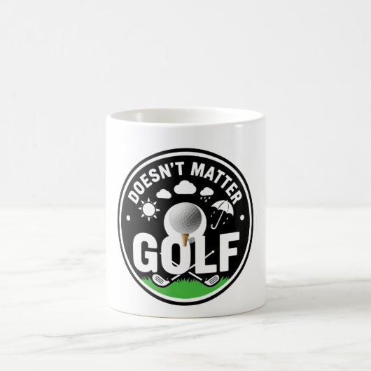 Lustiger Golfspruch für Golfer  Kaffeetasse (Mittel)