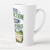 Lustiger Golfspruch für Golfer Milchtasse (Rechts)