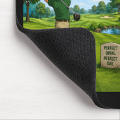 Lustiger Golfspruch für Golfer Mousepad (Ecke)
