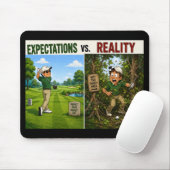 Lustiger Golfspruch für Golfer Mousepad (Mit Mouse)