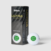 Lustiger Golfspruch Golfball (Verpackungen)