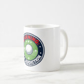 Lustiger Golfspruch über Golfer Kaffeetasse (VorderseiteRechts)