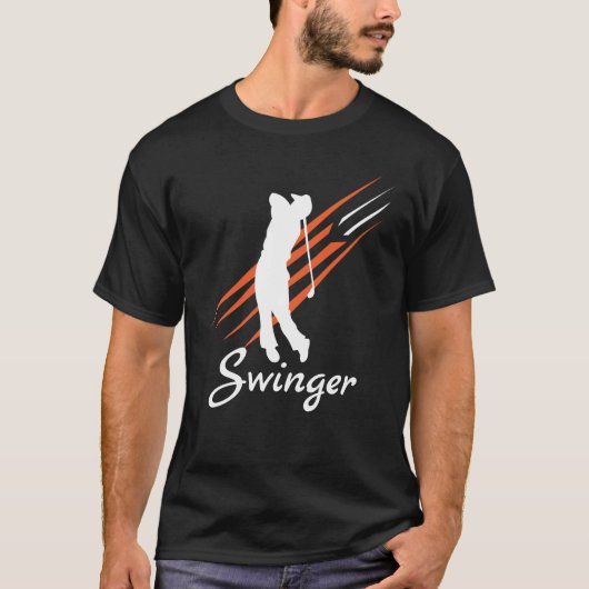 Lustiger Golfswinger-T - Shirt (Vorderseite)