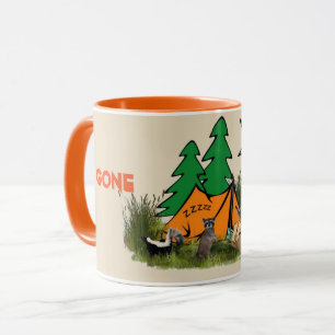 Lustiger Gone Camping Lustiger Becher Tasse