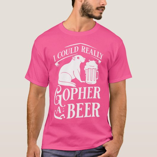 Lustiger Gopher-Jäger Tödliche Fallen T-Shirt (Vorderseite)