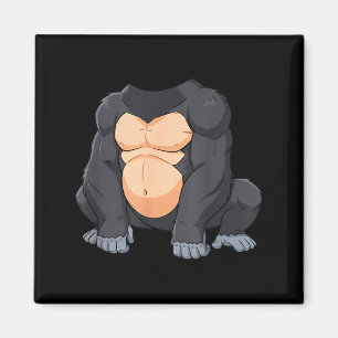 Lustiger Gorilla-Körper-Kostüm Gorillas für Männer Magnet