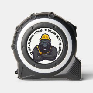 Lustiger Gorilla-Text Maßband