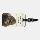 Lustiger Gorillagewohnheits-Gepäckanhänger Gepäckanhänger (Vorderseite horizontal)