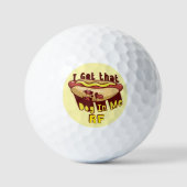 Lustiger Got That Dog In Me Monogram Custom Titlei Golfball (Vorderseite)
