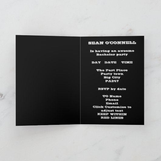 Lustiger gotischer Steampunk spielender Schädel Einladung (Innenseite)