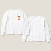 Lustiger Grafik-Pullover im Taschenstil (Design Vorderseite & Rückseite)