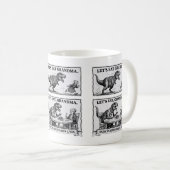 ☕ Lustiger Grammatik-Becher – „Lasst uns essen, Om Kaffeetasse (VorderseiteRechts)