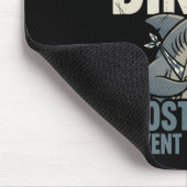 Lustiger Grammatik-Hai Englischlehrer Interpunktio Mousepad (Ecke)