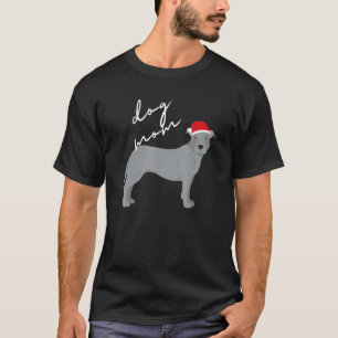 Lustiger grauer American Pit Bull Terrier Hundemam T-Shirt