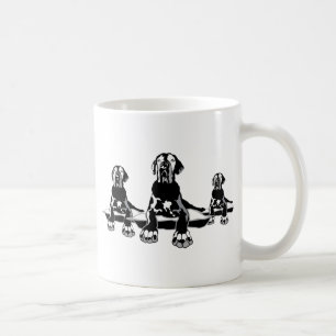 Lustiger Great Dane Ilios Kaffeetasse