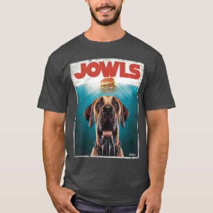 Lustiger Great Dane Jowlsop Fawn Natürliche Hundem T-Shirt