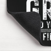 Lustiger Greg Wenn auf Anhieb nicht gelingt Geburt Mousepad (Ecke)