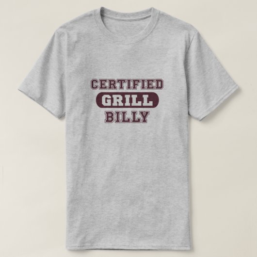 Lustiger Grill Billy T-Shirt (Design vorne)