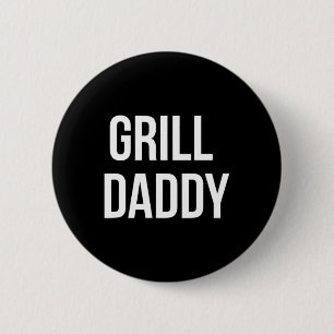 Lustiger Grill Daddy Bbq Und Rauchen Zum Vatertag Button