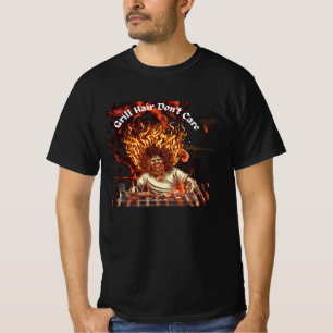 Lustiger Grill Haar Ist Egal T-Shirt