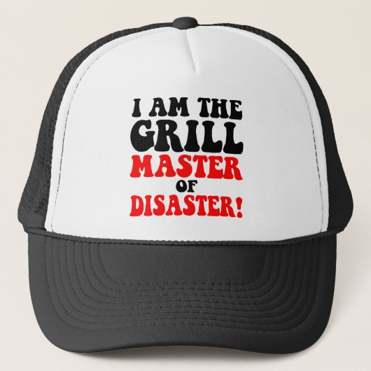 Lustiger Grill Truckerkappe (Vorderseite)