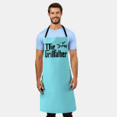 Lustiger Grill Vater Wort Kunst Schürze (Getragen)