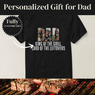 Lustiger Grillkönig-Vater T-Shirt