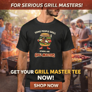 Lustiger Grillmeister   Vatertag T-Shirt