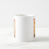 Lustiger Groovy Halloween Mama Süßer Geist Herbst  Kaffeetasse (Mittel)