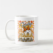 Lustiger Groovy Halloween Mama Süßer Geist Herbst  Kaffeetasse (Links)