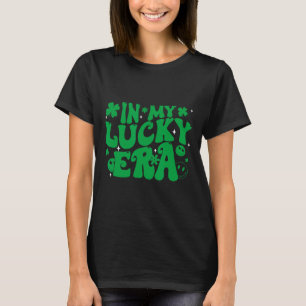 Lustiger Groovy St. Patrick's Day Shamrock In My L T-Shirt