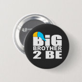 lustiger großer Bruder wird es sein Button (Vorne & Hinten)