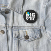 lustiger großer Bruder wird es sein Button (Beispiel)
