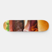 Lustiger großer Burger Skateboard (Horizontal)