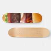 Lustiger großer Burger Skateboard (Horizontal)