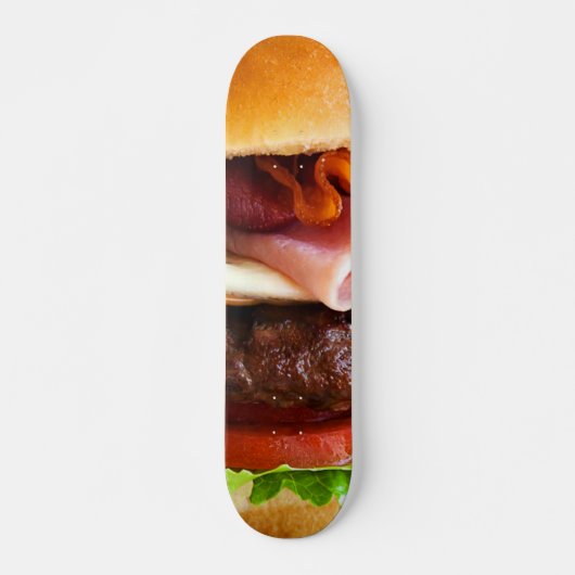 Lustiger großer Burger Skateboard (Vorne)