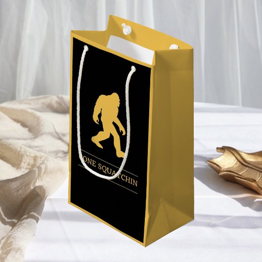 Lustiger großer Fuß gegangenes Squatchin Sasquatch Kleine Geschenktüte