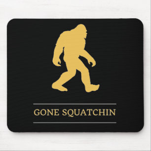 Lustiger großer Fuß gegangenes Squatchin Sasquatch Mousepad