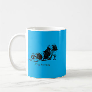 Lustiger großer Stretch-Shih-Tzu-Stretching-Hunde- Kaffeetasse