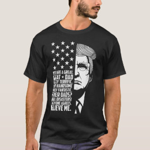 Lustiger Großer Vater Donald Trump Vatertag T-Shirt