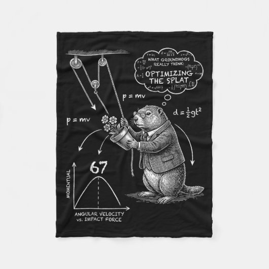 Lustiger Groundhog Day 67 Meme Was Erdhörnchen Wir Fleecedecke (Vorderseite)