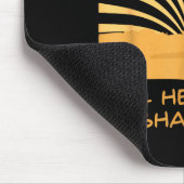 Lustiger Groundhog Day Wird er seinen Schatten seh Mousepad (Ecke)