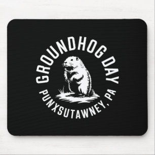 Lustiger Groundhog Punxsutawney Groundhog Day Scha Mousepad