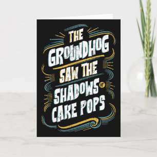Lustiger Groundhog-Schatten-Humor - Schatten von C Karte